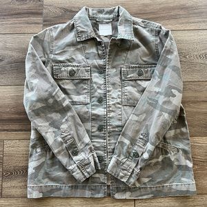 Thread & Supply Camouflage Cargo Jacket